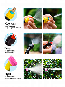 Опрыскиватель садовый аккумуляторный с баком 8л Огонек OG-HOG17